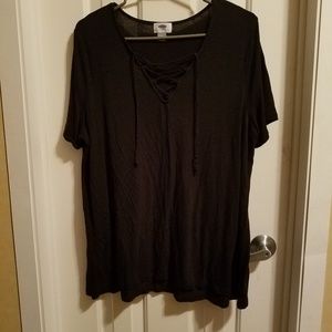 Old navy tie front top